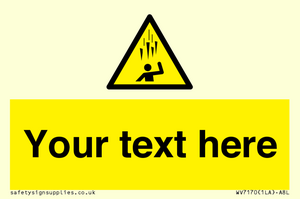 Custom Falling Ice sign